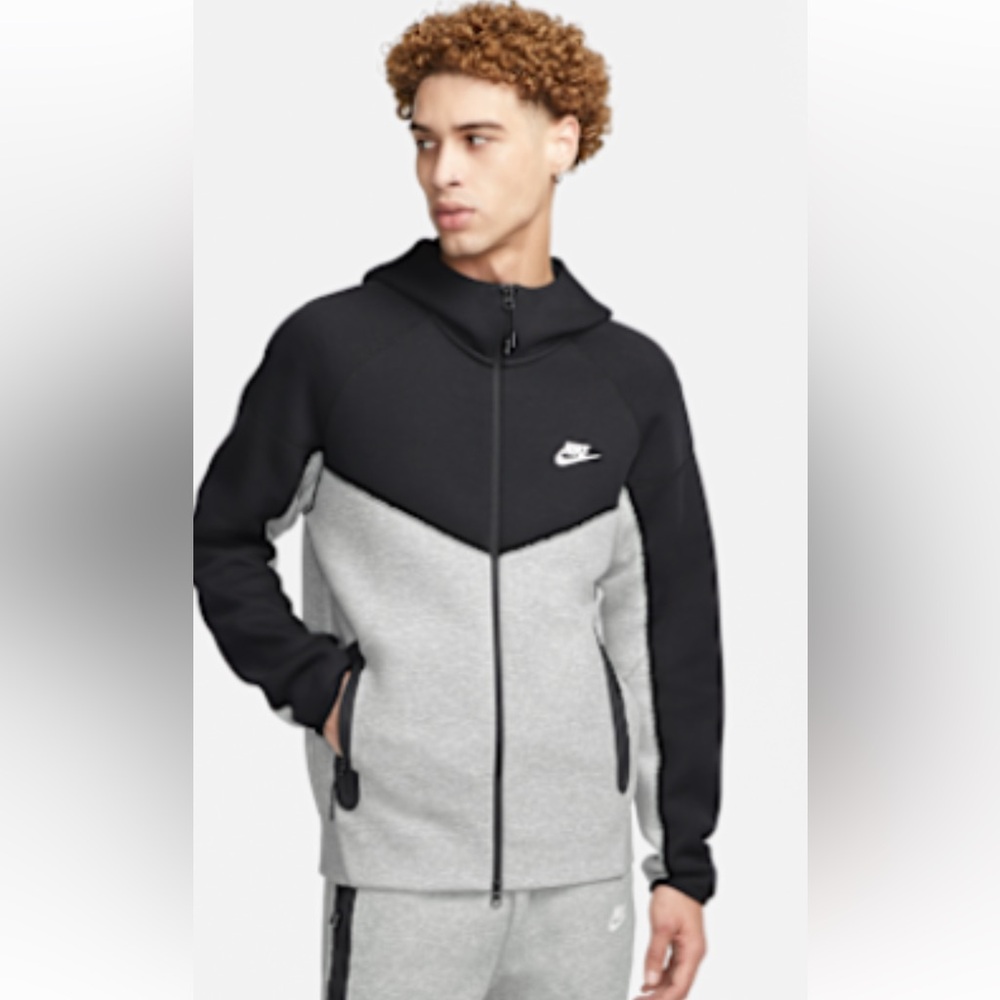 Nike Two-Tone Black and Gray Hoodie and Jogger Pants